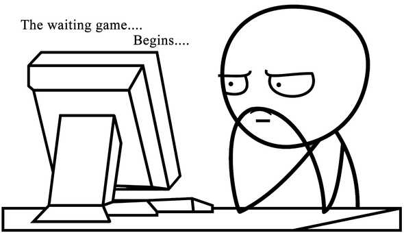 Applying for job meme